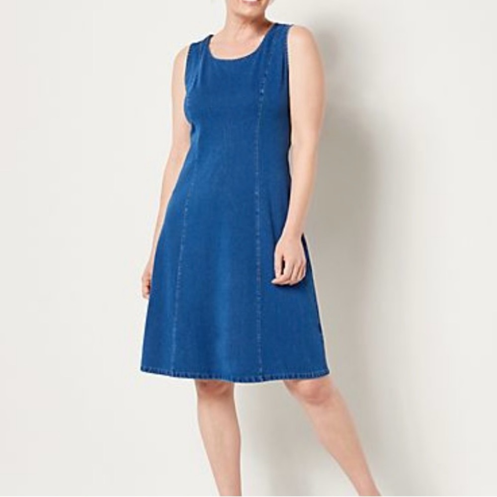 Denim&Co NWT Petite Knit Dress